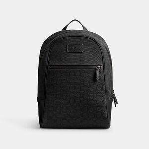 Coach Theo Backpack In Signature Jacquard